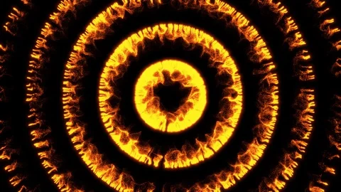 Abstract Shockwave Circles Hypnotic Background Loop Video stock 109097928