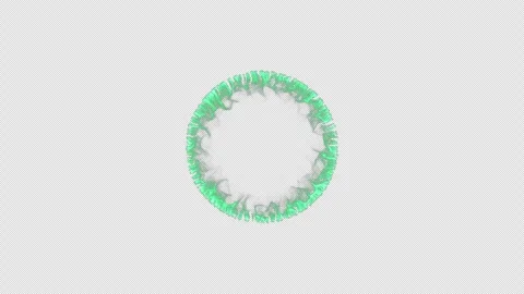 Abstract Shockwave dynamic Ring Explosion. Video stock 321714985
