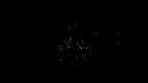 Abstract shockwave explosion and lightings on a dark background. Stock Footage 261655812