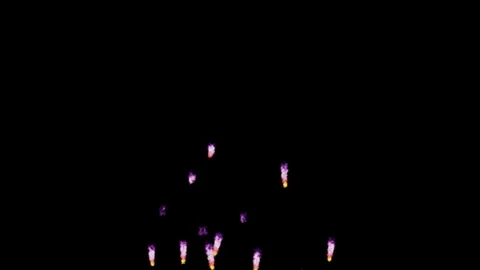 Abstract shockwave explosion and lightings on a dark background.,Fire Trails 2 Stock Footage 261655815