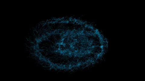 Abstract Shockwave Light Background Spiralling With Energy Halo Stock Footage 99401189