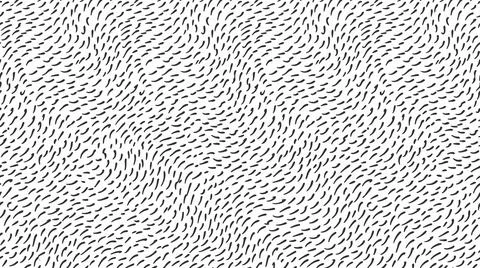 Abstract short strokes seamless pattern in black and white for textile prints Stock Illustration