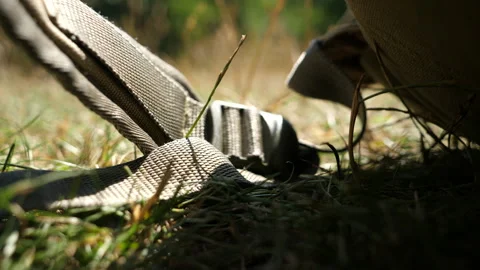 Abstract Shot Of Backpack 库存影片 136700412