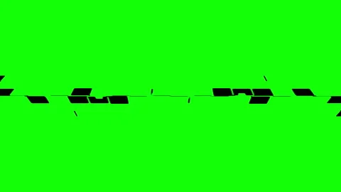 Abstract shutters transition with chroma key Vídeo Stock 198507863