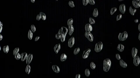 Abstract Sideways Rain Background Stock Footage 75845634
