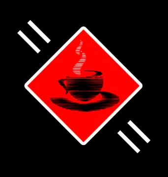 Abstract sign of cup Stock Illustration