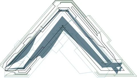 Abstract sign Illustrazione stock