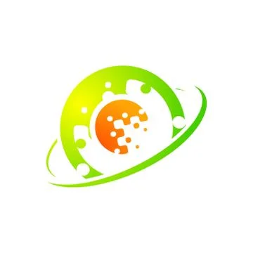 Abstract sign technology Stock Illustration