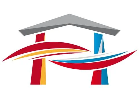 Abstract Sign template イラスト素材