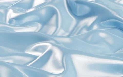 Abstract silk fabric background, 3d rendering. Stock Illustration