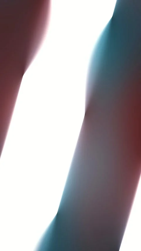 Abstract silk gradient animated background with cyan mid colors Stock Footage 331863708