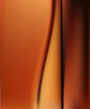 Abstract silken brown background with flowing lines Illustrazione stock