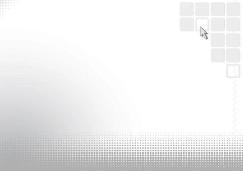 Abstract silver background with computer cursor Illustrazione stock