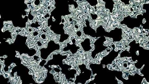 Abstract silver background design, luxury liquid Stock Footage 100033495