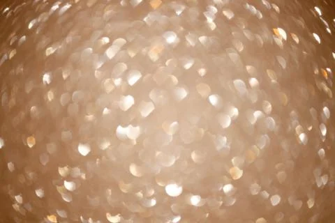 An abstract silver background with sparkle lights and bokeh. Stock Photos