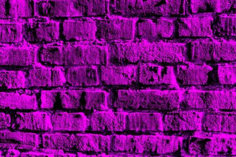 Abstract silver background with texture of brick wall. Brickwork close-up. Stock Photos