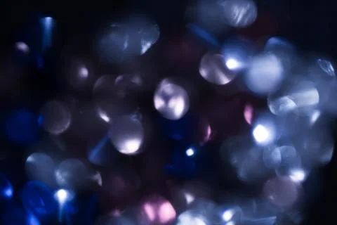 Abstract silver bokeh Stock Photos