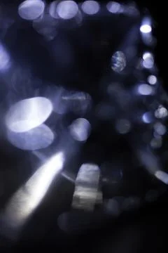 Abstract silver bokeh Stock Photos