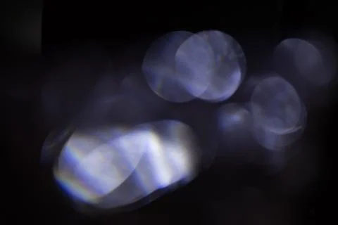 Abstract silver bokeh Stock Photos