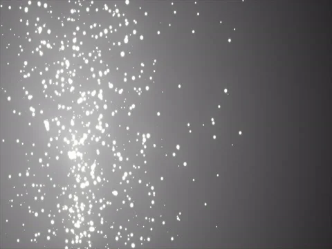 Abstract Silver Christmas motion background. White round glitter bokeh Stock Footage 83691258