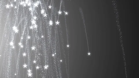 Abstract Silver Christmas motion background. White round glitter bokeh Stock Footage 83691569