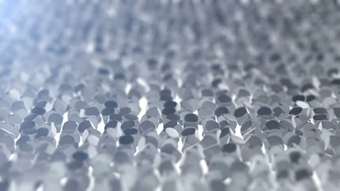 Abstract silver cube geometric surface. Stock Footage 97943189