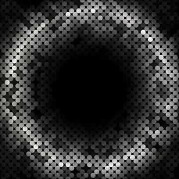 Abstract silver dots background vector illustration Stockillustratie