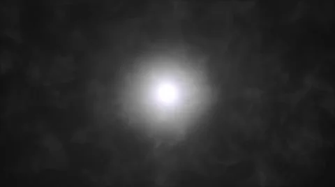 Abstract silver fog closes light. Video stock 60122740