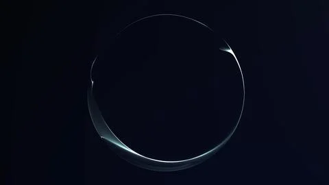 Abstract silver glowing orb with soft gradient light and minimal futuristic.. Stock Illustration
