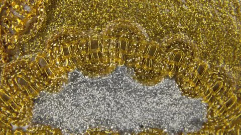 Abstract silver, gold background Stock Photos