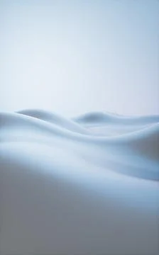 Abstract silver gray waves, smooth curves, gradient background. Minimalist .. Illustrazione stock