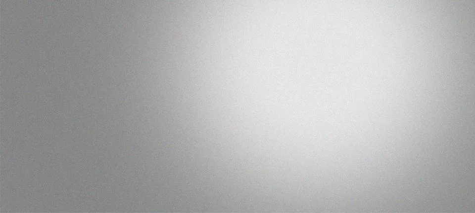 Abstract Silver Grey Grainy Gradient Background with Soft Light Glow and Mi.. Stock Illustration