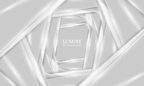 Abstract silver luxury background with elegant glowing lines and design elements 스톡 일러스트