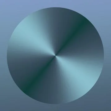 Abstract silver metal button isolated - technology Stock Illustration