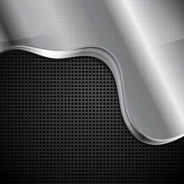 Abstract silver metallic background Abstract silver metallic vector backgr... Stockfoto's
