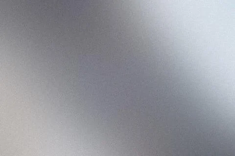 Abstract silver metallic gradient background with a grainy texture Stock Photos