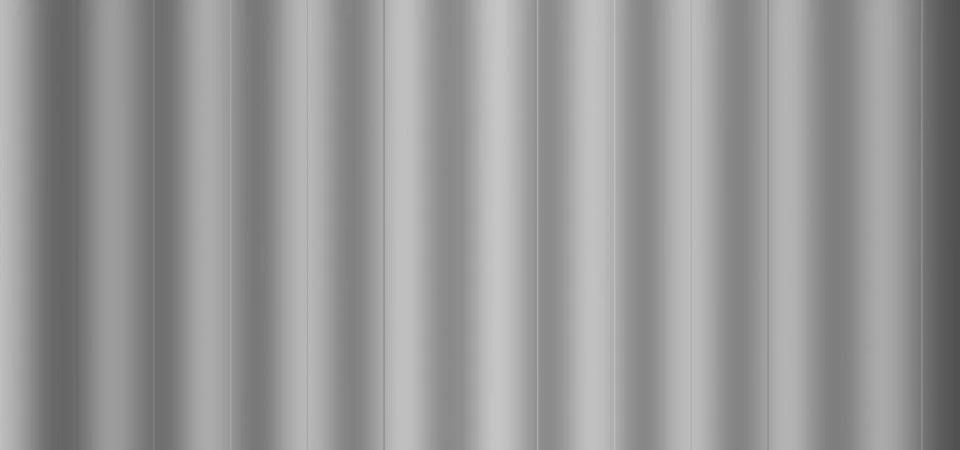 Abstract Silver Metallic Vertical Lines Background Stock Illustration