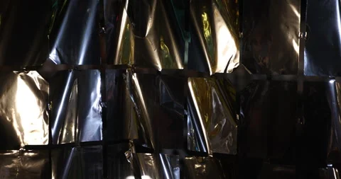 Abstract Silver Paper Texture Video stock 335667103