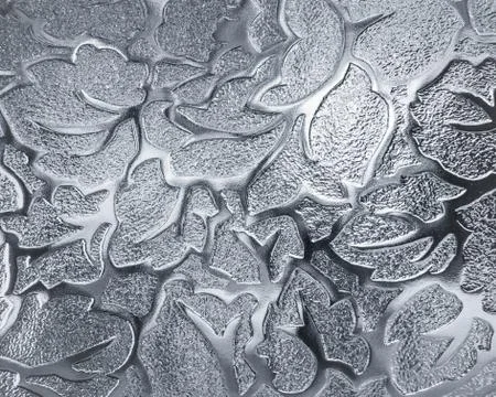 Abstract silver pattern background Stock Photos