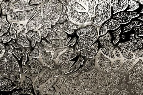 Abstract silver pattern background Stock Photos