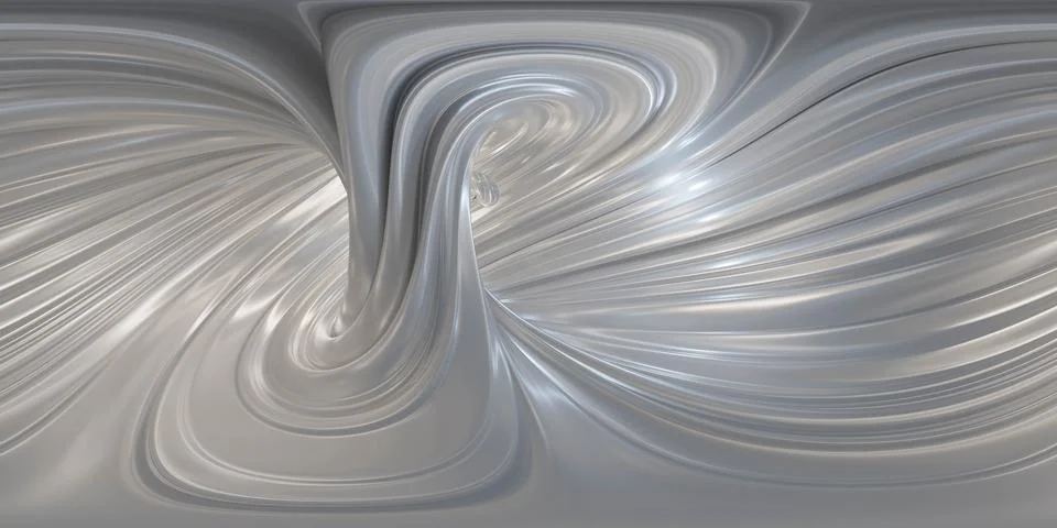 Abstract Silver Swirl Design 360 vr panorama 스톡 일러스트