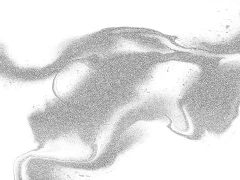 Abstract silver texture, Fluid design background perfect for christmas Stock Illustration