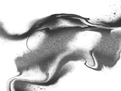 Abstract silver texture, Fluid design background grey color Fluid design acrylic Stock Illustration