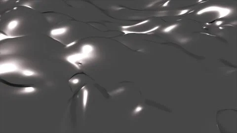 Abstract silver waves Stock Illustration
