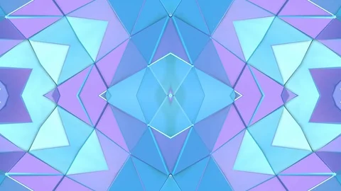 Abstract simple 3D background in blue purple gradient color, low poly style as Video stock 82827345