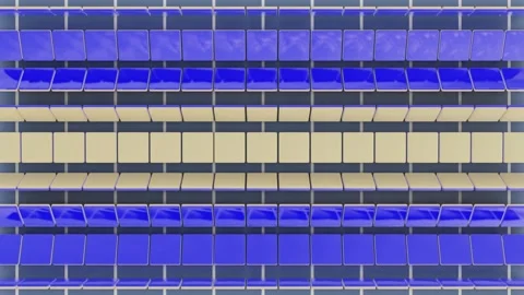 Abstract simple animation of geometry shapes Stock Footage 308402609