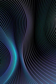 Abstract simple background rainbow line on black gradient backdrop Stockillustratie