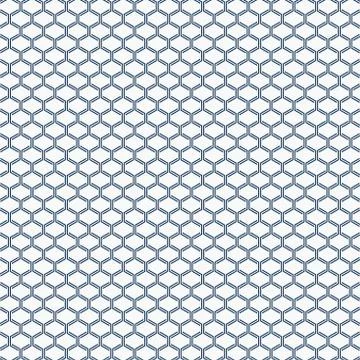 Abstract simple blue geometric pattern shapes, decorating on white background Stockillustratie