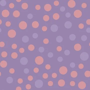 Abstract simple circles seamless pattern. Minimalistic elements wallpaper. Illustrazione stock