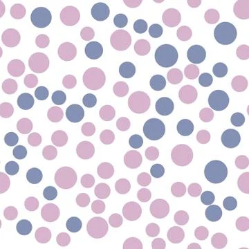 Abstract simple circles seamless pattern. Minimalistic elements wallpaper. Illustrazione stock